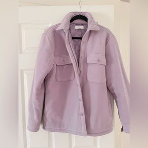 TNA Polar Shirt Jacket Size 2 ( small/ medium ) - Lilac